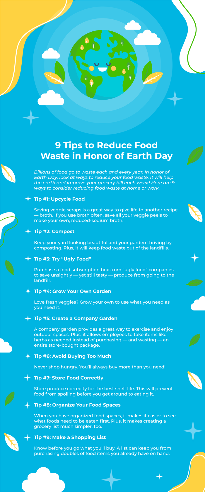 9 Ways to Reduce Food Waste in Honor of Earth Day