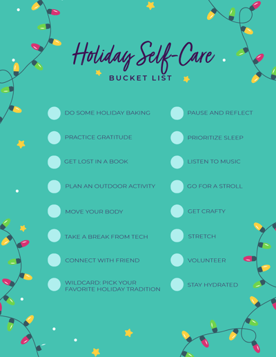 Holiday Self-Care List