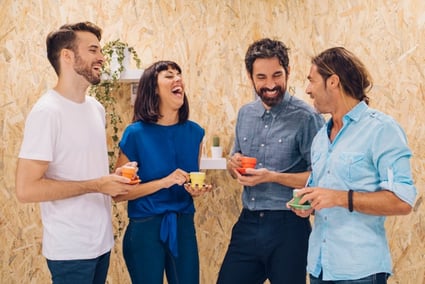 businesspeople-enjoying-the-coffee-break